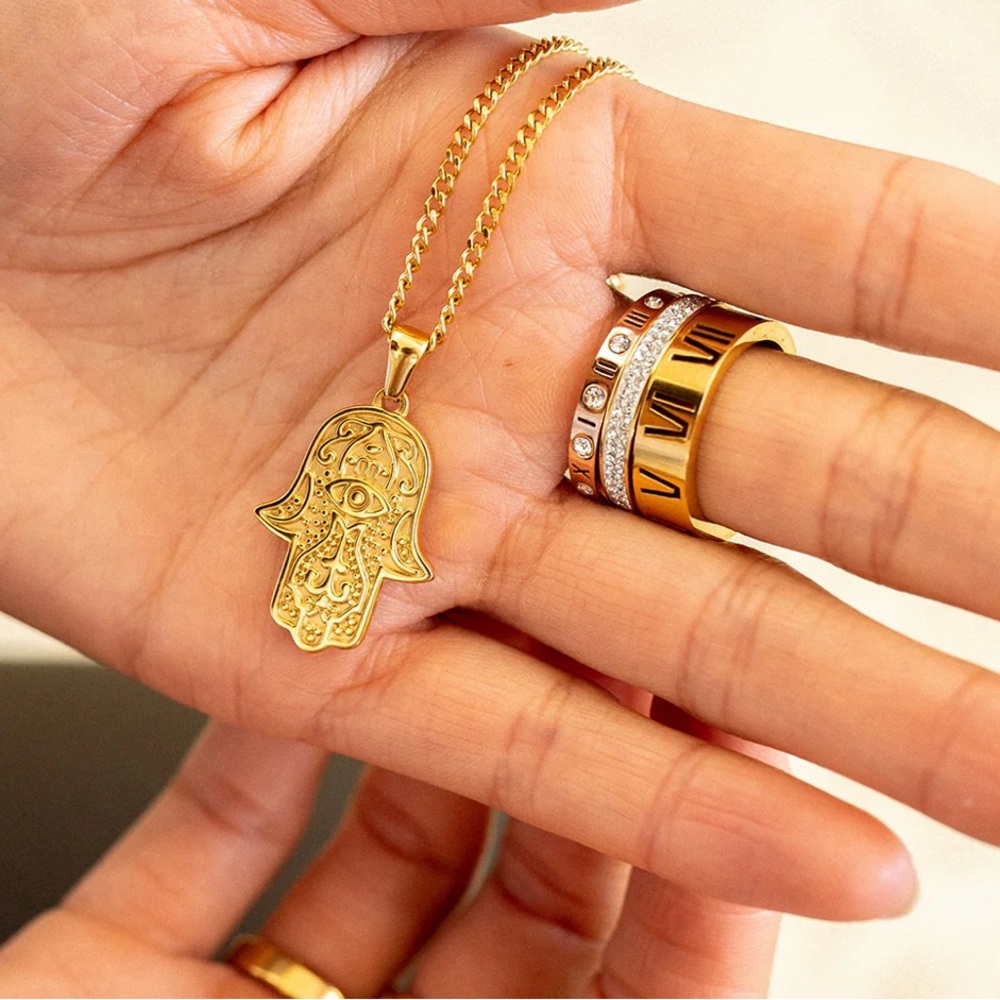 Triple stack stone ring - Picture 3 of 7